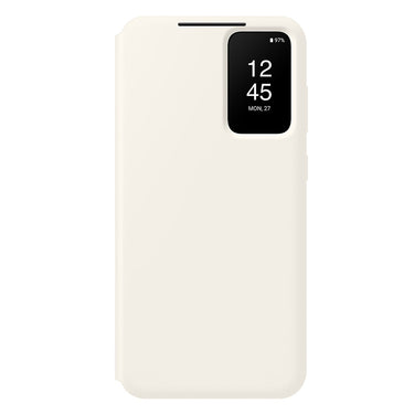 Samsung Clear View Wallet Case for Galaxy S23+ - Cream